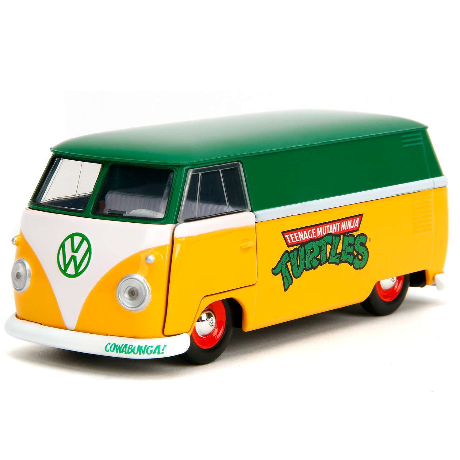 картинка Модель Машинки Hollywood Rides 1:32 Черепашки-ниндзя 1961 VW Bus 35666 магазин Одежда+ являющийся официальным дистрибьютором в России 