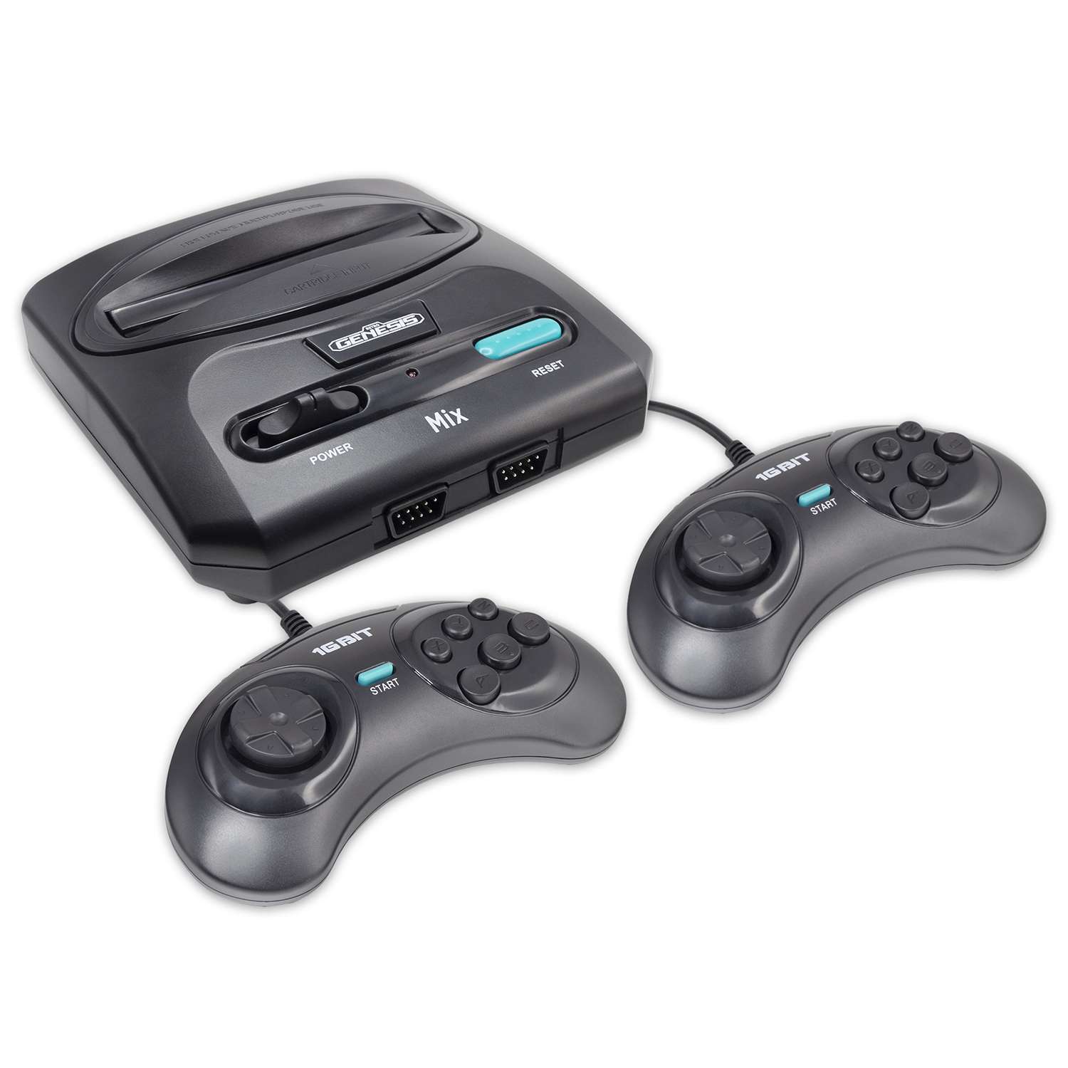 картинка Игровая приставка Retro Genesis Mix (8+16Bit) + 470 игр (модель: ZD-01, Серия: ZD-00, AV кабель, 2 проводных джойстика) магазин Одежда+ являющийся официальным дистрибьютором в России 