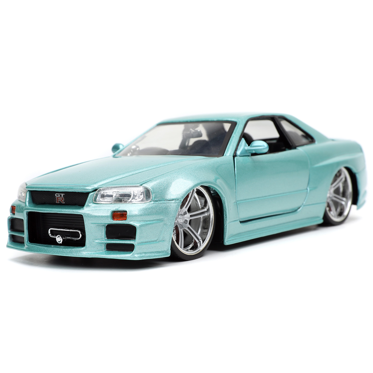 картинка Модель Машинки Форсаж 1:24 FF 2002 Nissan Skyline GT-R (R34) 32608 магазин Одежда+ являющийся официальным дистрибьютором в России 