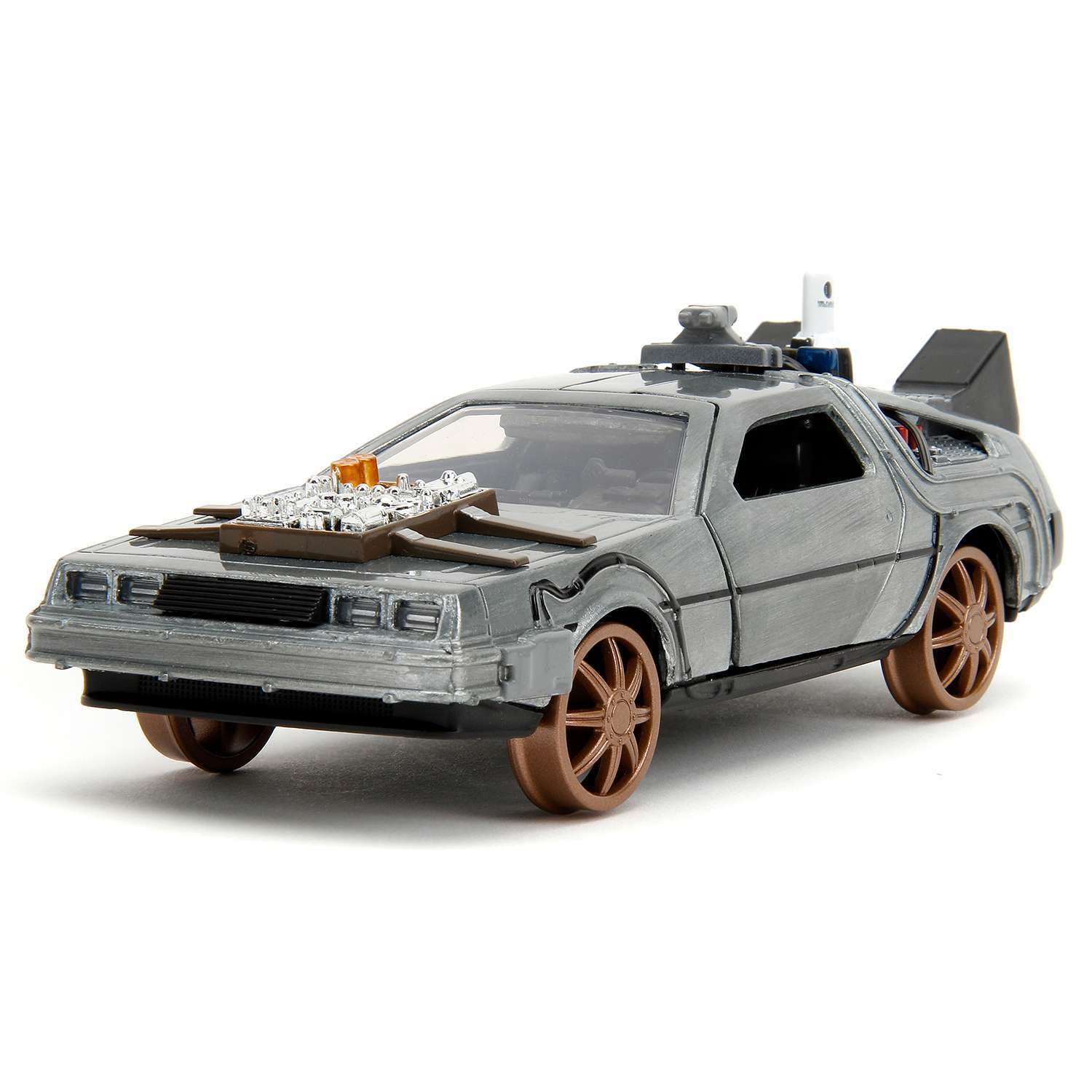 картинка Модель Машинки Hollywood Rides 1:32 Назад в будущее Time Machine (Back To The Future-3) Railroad whe магазин Одежда+ являющийся официальным дистрибьютором в России 