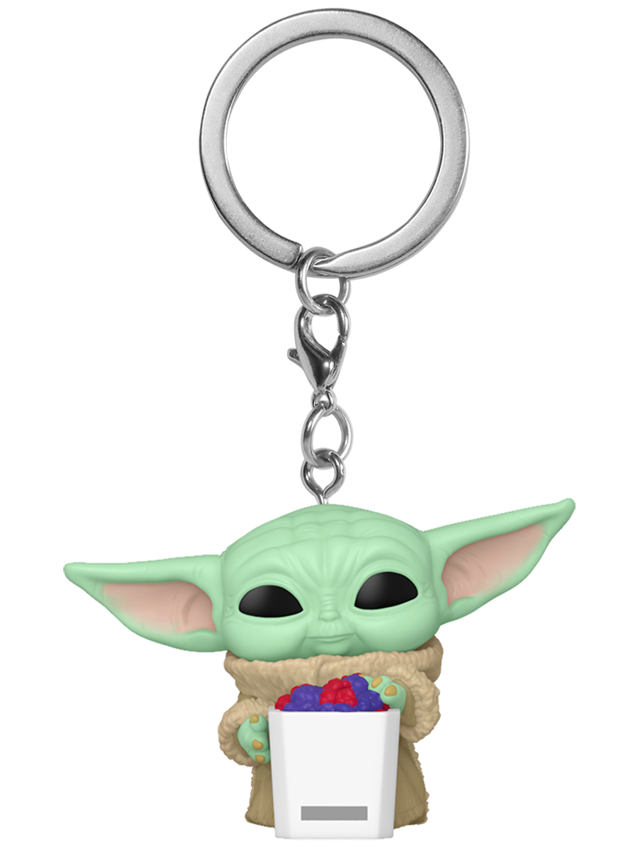 картинка Брелок Funko Pocket POP! Star Wars M & G Grogu with Snack 90454 магазин Одежда+ являющийся официальным дистрибьютором в России 