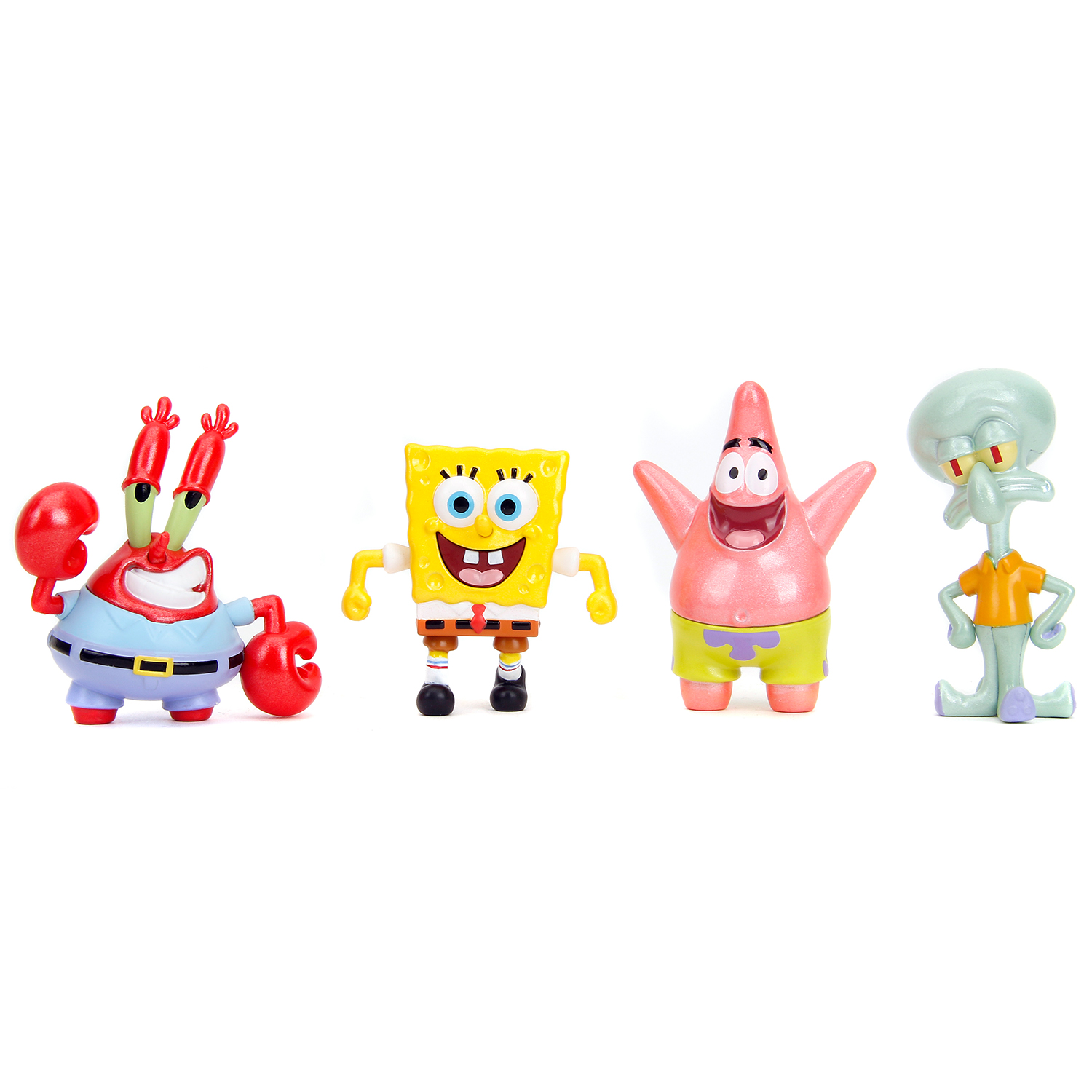 картинка Набор фигурок Nickelodeon Spongebob 2.5" 0852125 магазин Одежда+ являющийся официальным дистрибьютором в России 