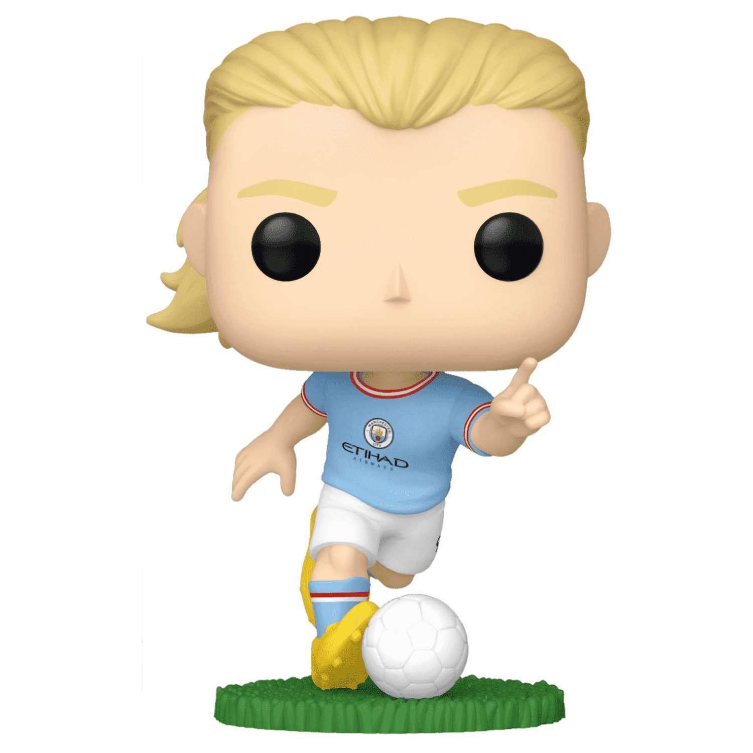 картинка Фигурка Funko POP! Football Manchester City Erling Haaland (60) 75113 магазин Одежда+ являющийся официальным дистрибьютором в России 