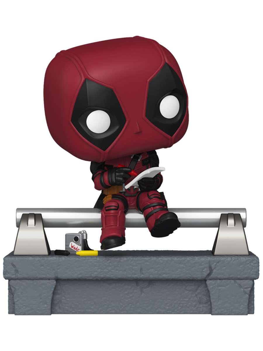 картинка Фигурка Funko POP! Deluxe Bobble Marvel Deadpool Legacy Collection Deadpool on Bridge (1580) 80848 магазин Одежда+ являющийся официальным дистрибьютором в России 