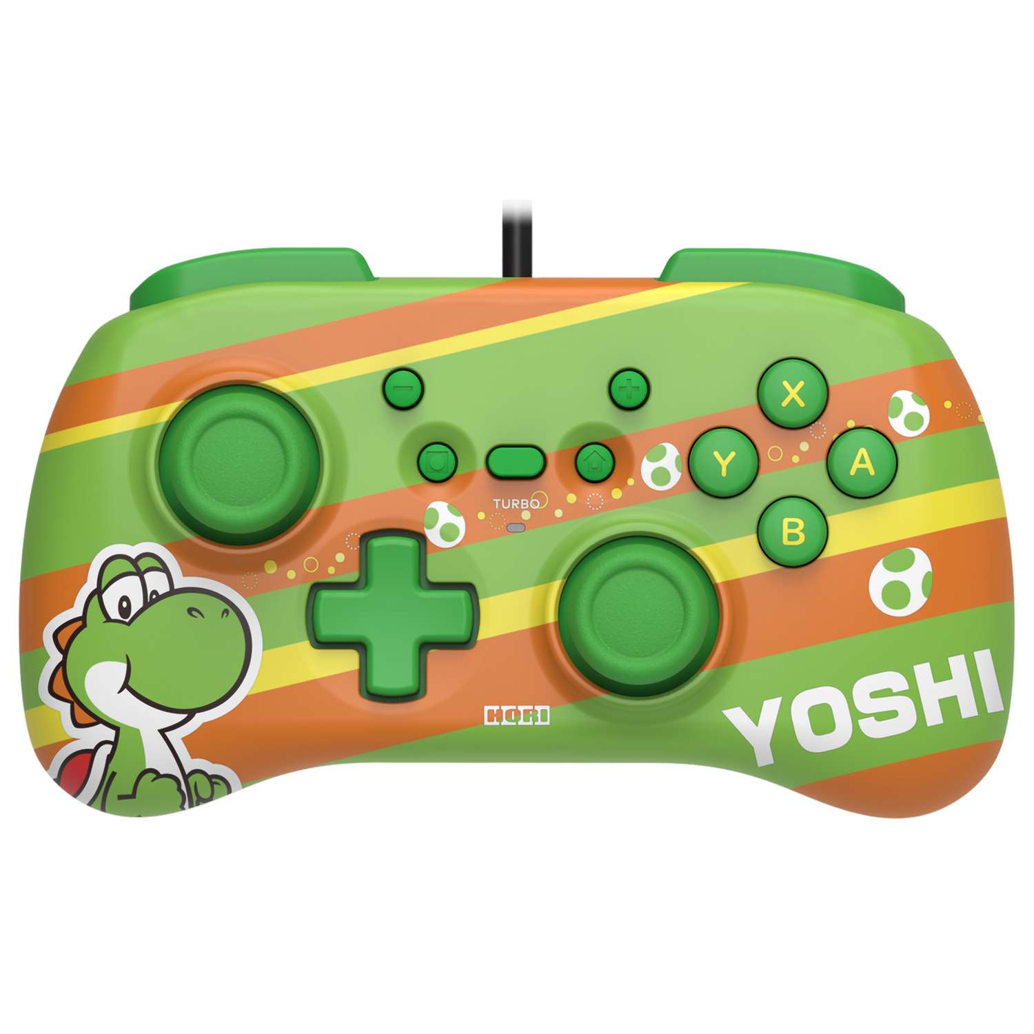 картинка Nintendo Switch Геймпад HORIPAD Mini (YOSHI) для консоли Switch (NSW-368U)  магазин Одежда+ являющийся официальным дистрибьютором в России 