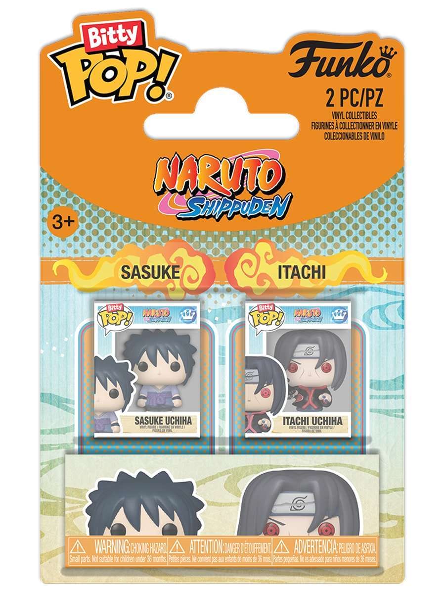 картинка Набор Funko Bitty POP! Naruto Shippuden Sasuke & Itachi (Exc) 2шт 92843 магазин Одежда+ являющийся официальным дистрибьютором в России 