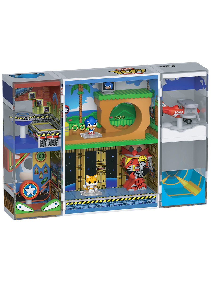 картинка Набор Funko Bitty POP! Bitty Box Sonic the Hedgehog Sonic 2 Diorama Set+Sonic+Tails 93563 магазин Одежда+ являющийся официальным дистрибьютором в России 