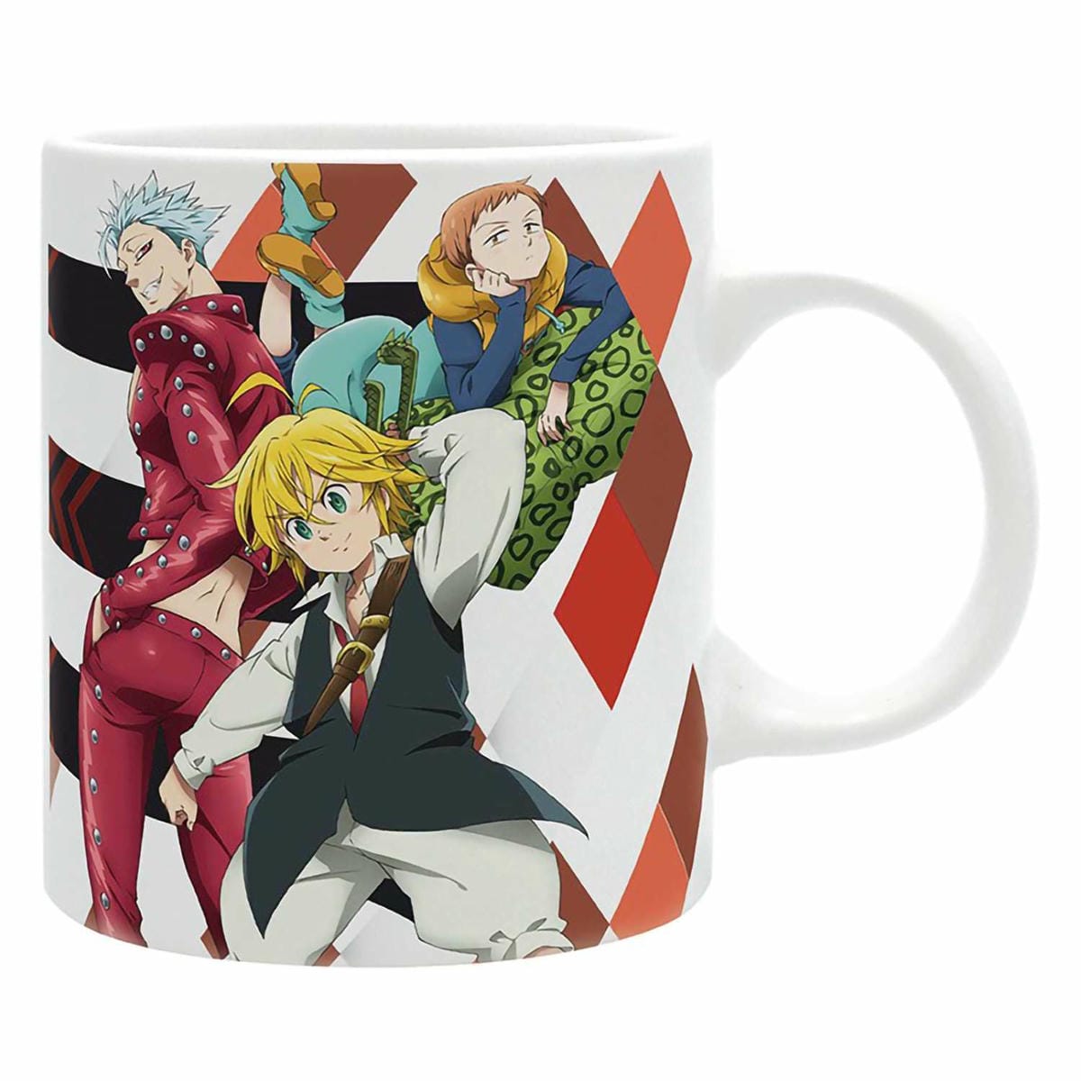 картинка Кружка керамическая The Seven Deadly Sins Mug 320 мл Meliodas,Ban & King ABYMUGA208 магазин Одежда+ являющийся официальным дистрибьютором в России 
