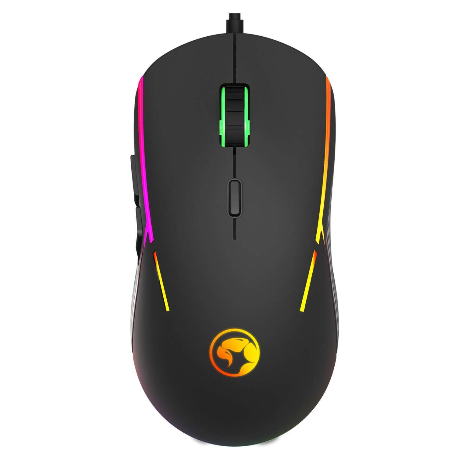 картинка PC Мышь проводная Marvo G924 Gaming Mouse с подсветкой RGB магазин Одежда+ являющийся официальным дистрибьютором в России 