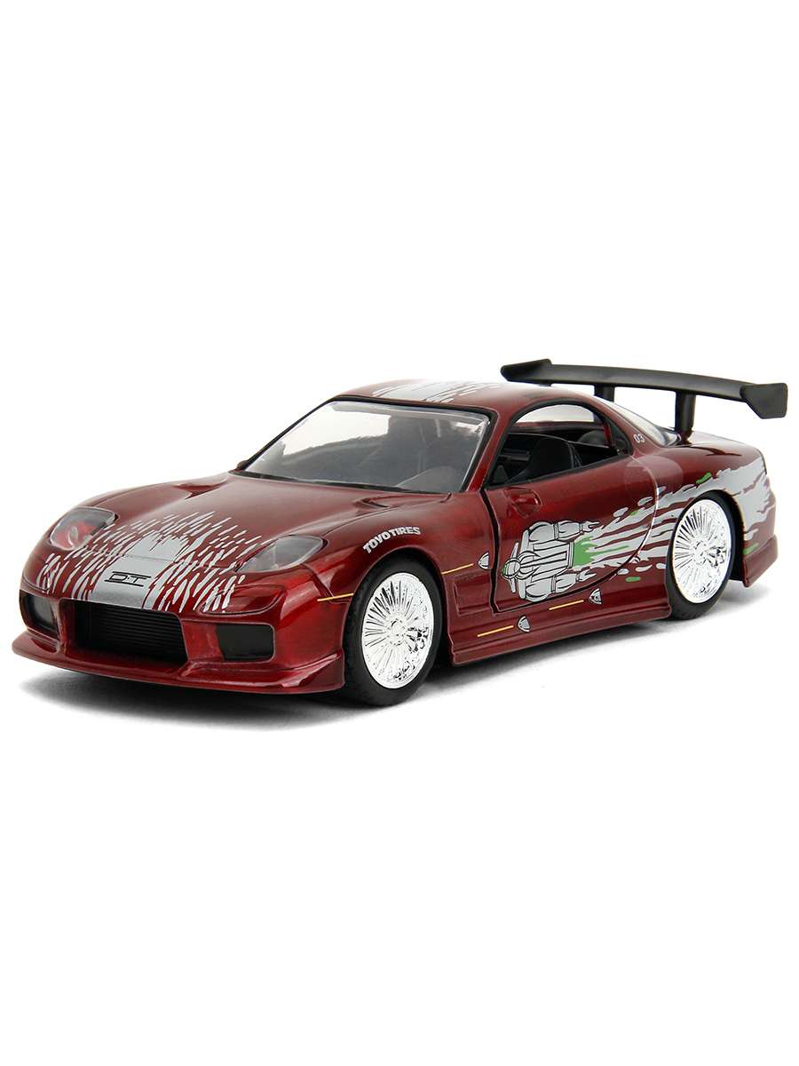 картинка Модель Машинки Форсаж 1:32 FF 1993 Mazda RX7 Candy Red 35400 магазин Одежда+ являющийся официальным дистрибьютором в России 