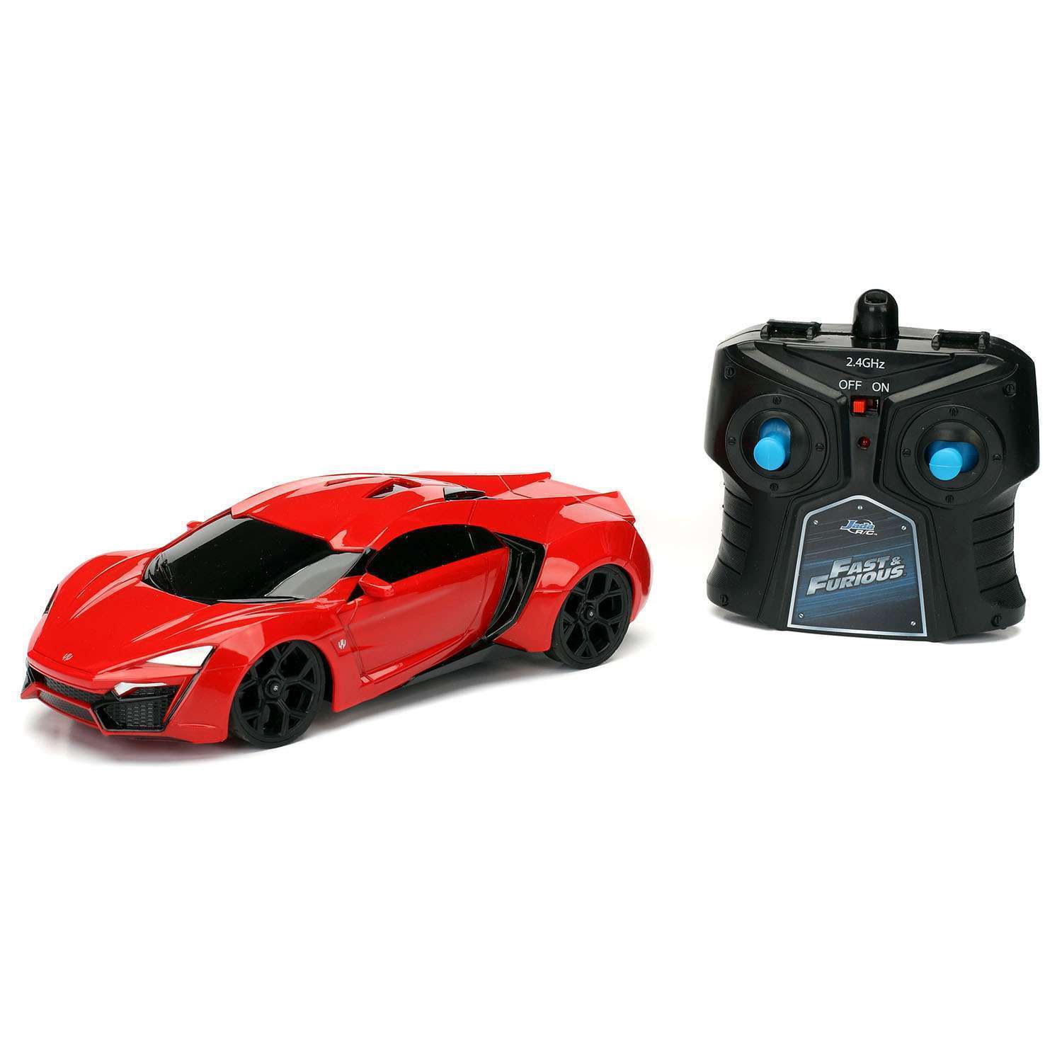 картинка Jada Toys Р/У Модель Машинки Форсаж 1:24 Fast & Furious R/C Lykan Hypersport 98552 магазин Одежда+ являющийся официальным дистрибьютором в России 