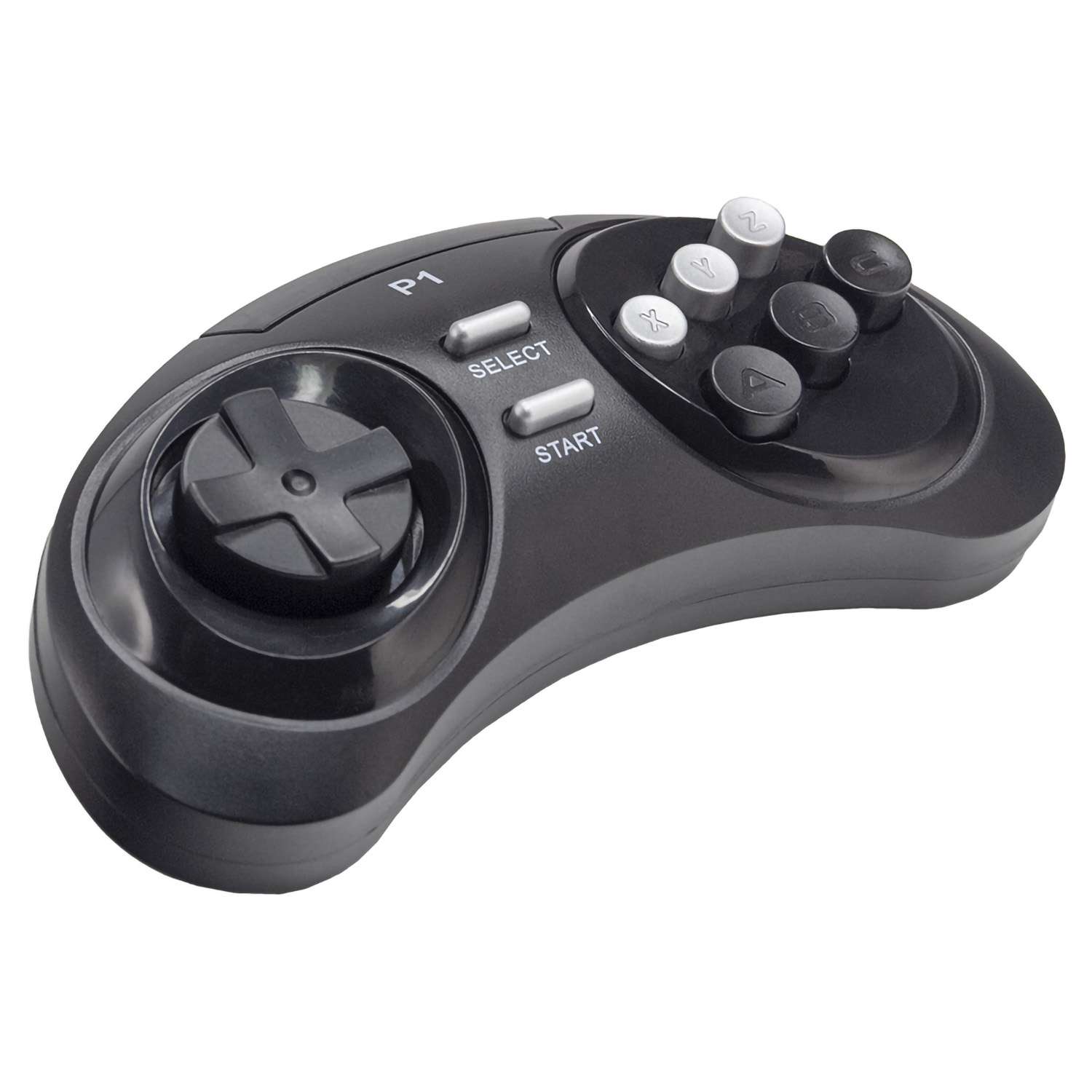 картинка Retro Genesis Controller 16 Bit джойстик беспроводной для HD Ultra, P1 магазин Одежда+ являющийся официальным дистрибьютором в России 