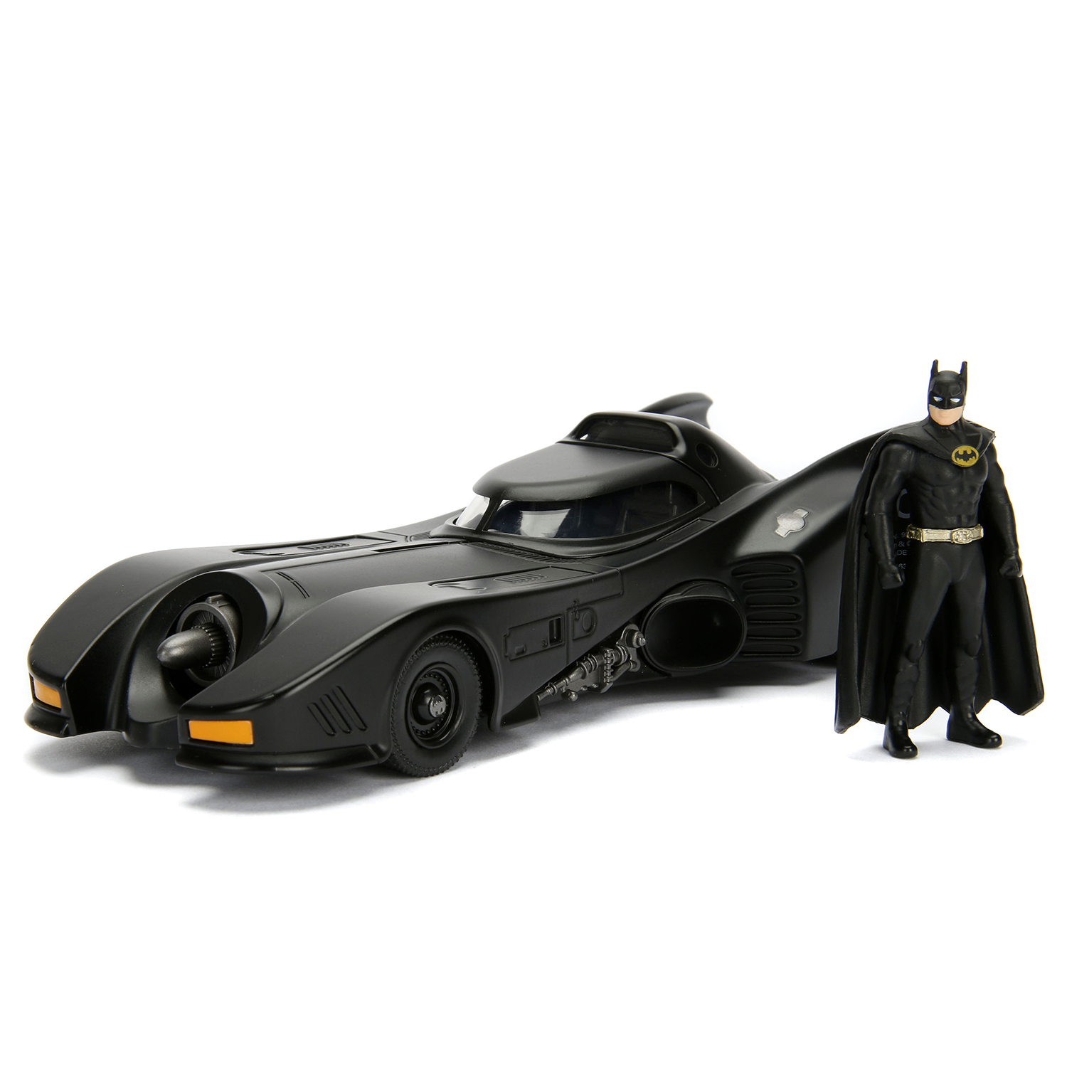 картинка Набор Jada Toys Машинка с Фигуркой Batmobile 2.75" 1:24 1989 Batmobile W/Batman Figure 98224 98260 магазин Одежда+ являющийся официальным дистрибьютором в России 