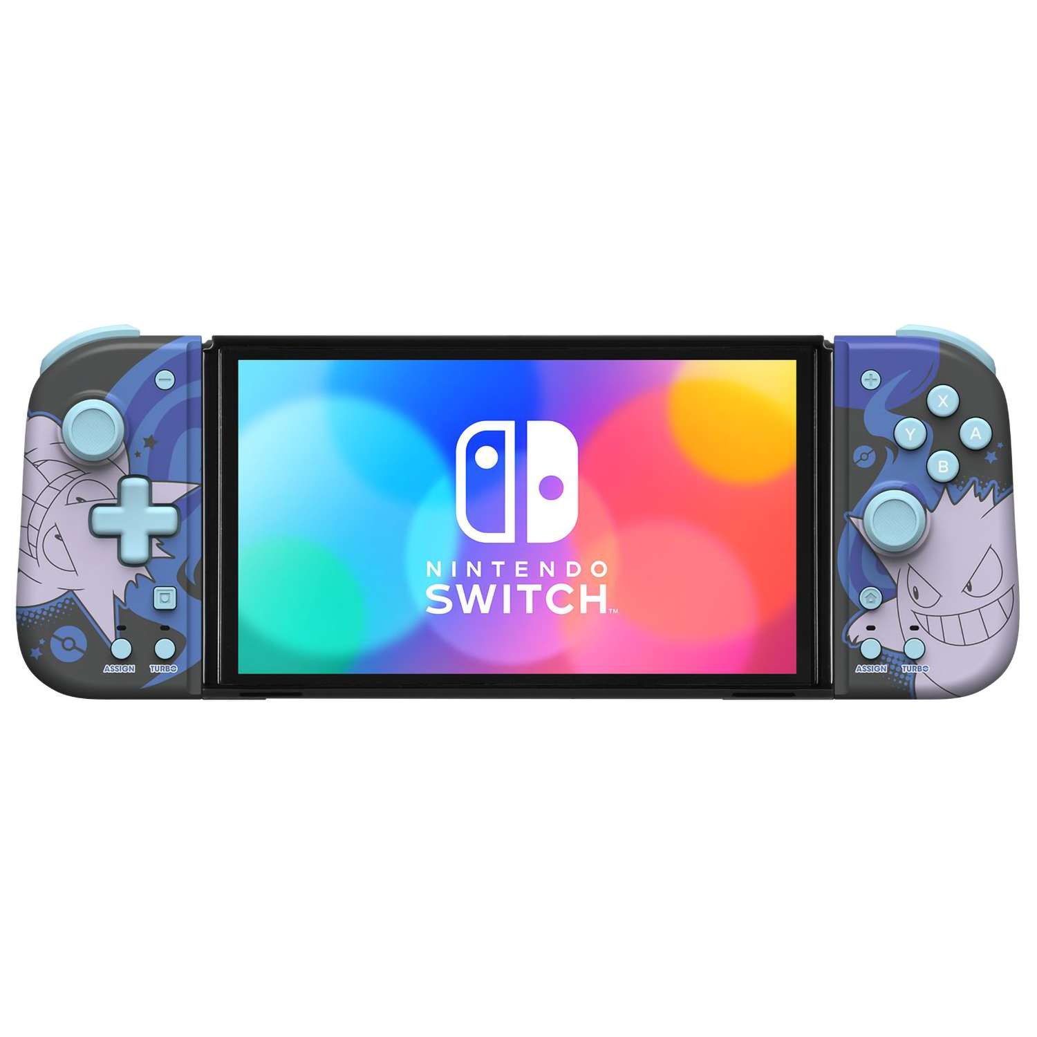 картинка Nintendo Switch Контроллеры Hori Split Pad Compact (Gengar) для консоли Switch (NSW-411U) магазин Одежда+ являющийся официальным дистрибьютором в России 