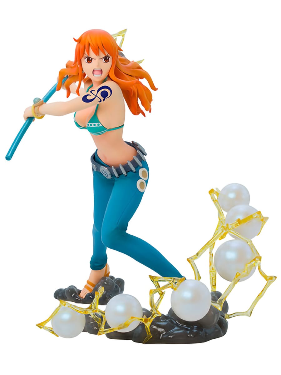 картинка Фигурка One Piece Nami x2 16 см ABYFIG122 магазин Одежда+ являющийся официальным дистрибьютором в России 