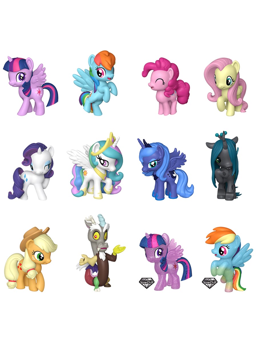 картинка Фигурка Funko Mystery Minis My Little Pony 1 штука в ассортименте (из 12) 89588 магазин Одежда+ являющийся официальным дистрибьютором в России 