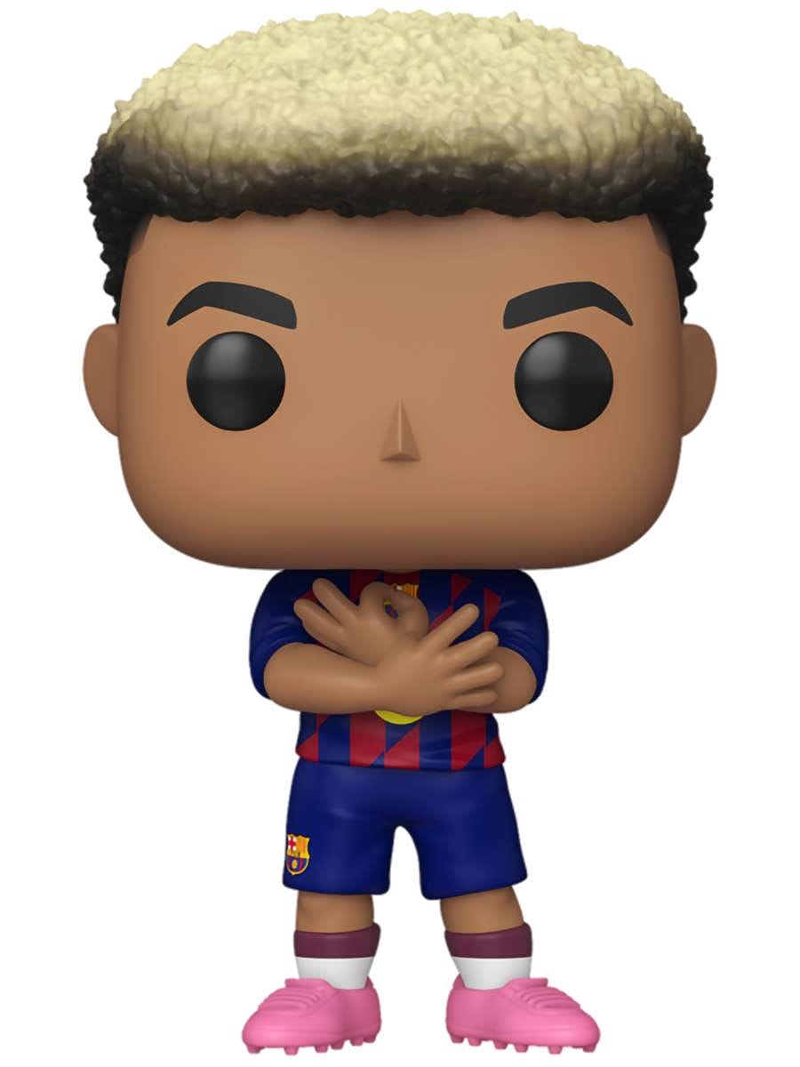 картинка Фигурка Funko POP! Football Barcelona Lamine Yamal (74) 89370 магазин Одежда+ являющийся официальным дистрибьютором в России 