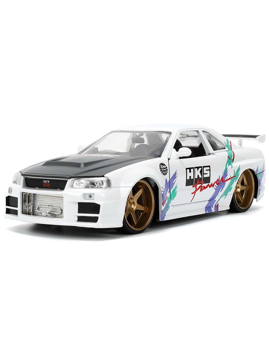 картинка Модель Машинки 1:24 JDM Tuners 2002 Nissan Skyline GT-R R34 36339 магазин Одежда+ являющийся официальным дистрибьютором в России 