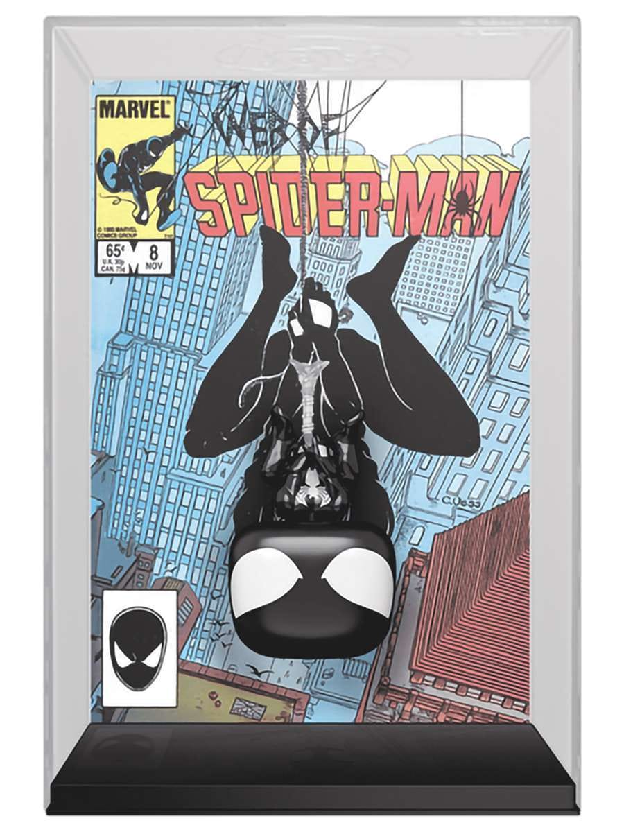 картинка Фигурка Funko POP! Comic Covers Marvel Web of Spider-man #8 Black Suit Spider-Man (Exc) (71) 85340 магазин Одежда+ являющийся официальным дистрибьютором в России 