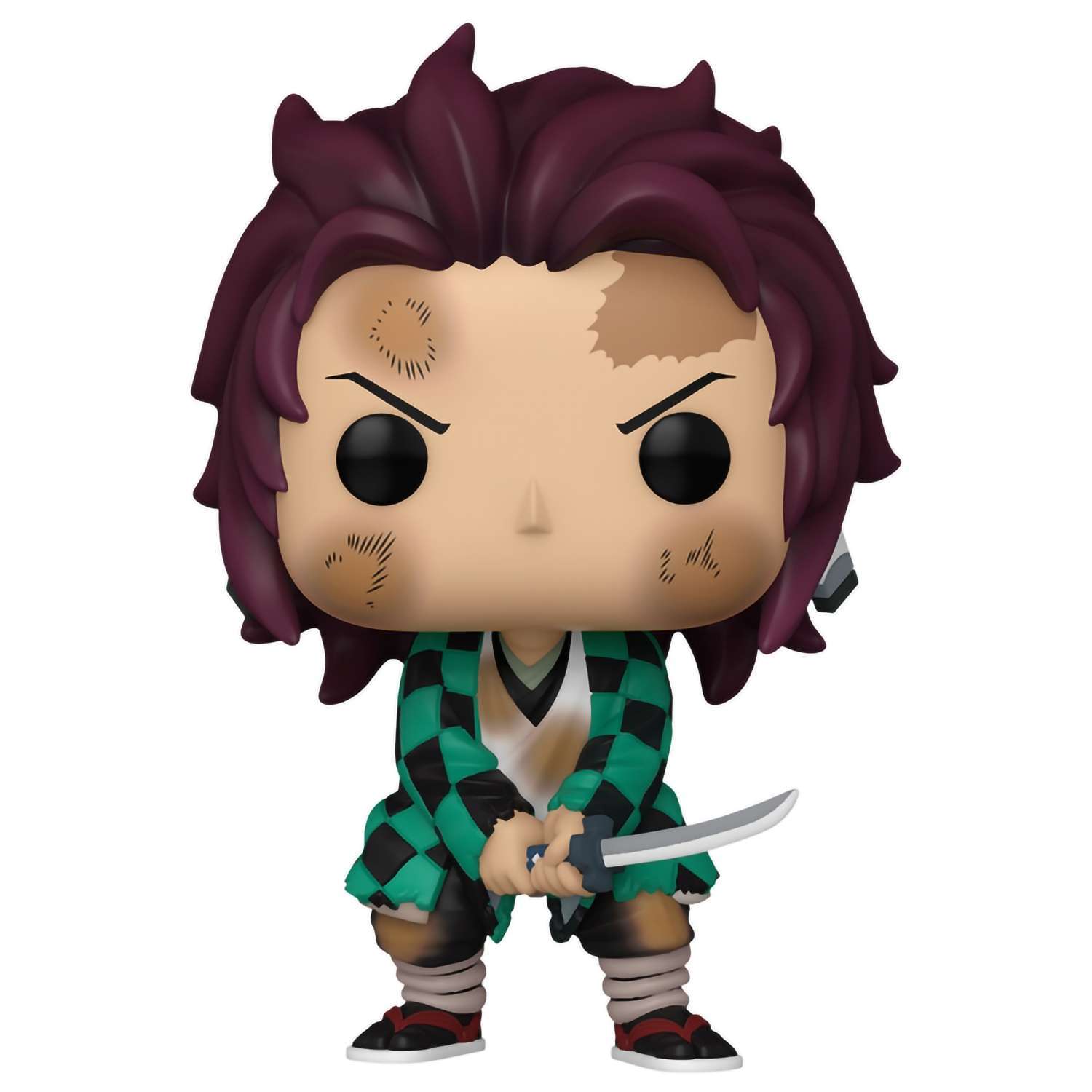 картинка Фигурка Funko POP! Animation Demon Slayer Tanjiro Kamado (Training) (1403) 72613 магазин Одежда+ являющийся официальным дистрибьютором в России 