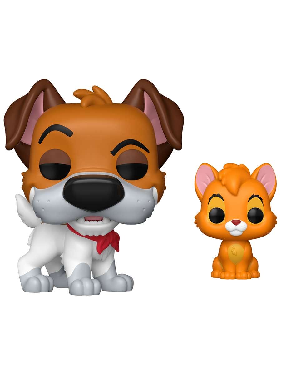 картинка Фигурка Funko POP! Disney Oliver and Company Dodger with Oliver Chase (1705) магазин Одежда+ являющийся официальным дистрибьютором в России 