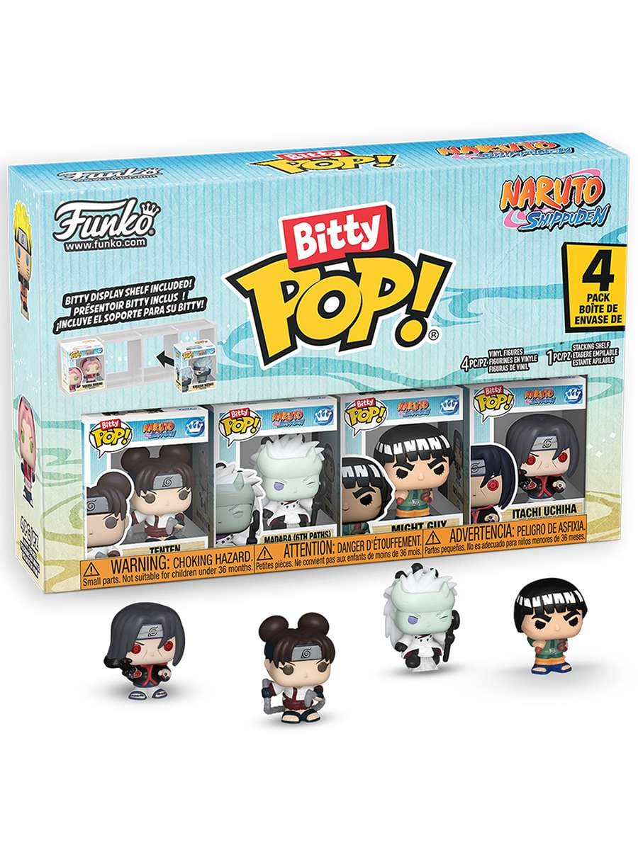 картинка Набор Funko Bitty POP! Naruto Shippuden Tenten+Madara+Might Guy+Itachi w/Chase 4шт 92503 магазин Одежда+ являющийся официальным дистрибьютором в России 