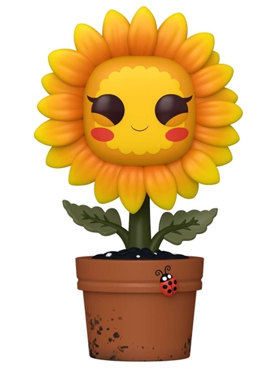 картинка Фигурка Funko POP! Plants Flora Sunflower (03) 88383 магазин Одежда+ являющийся официальным дистрибьютором в России 
