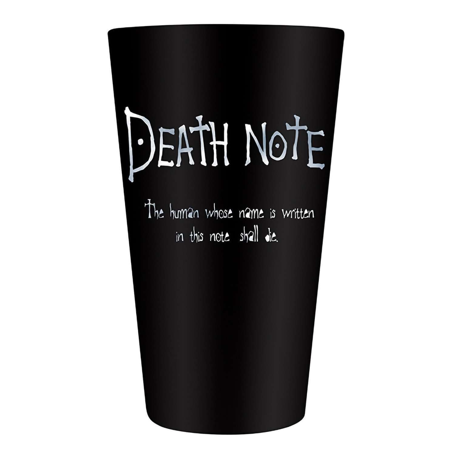 картинка Бокал стеклянный Death Note Large Glass 400 ml Ryuk Matte x2 ABYVER163 магазин Одежда+ являющийся официальным дистрибьютором в России 