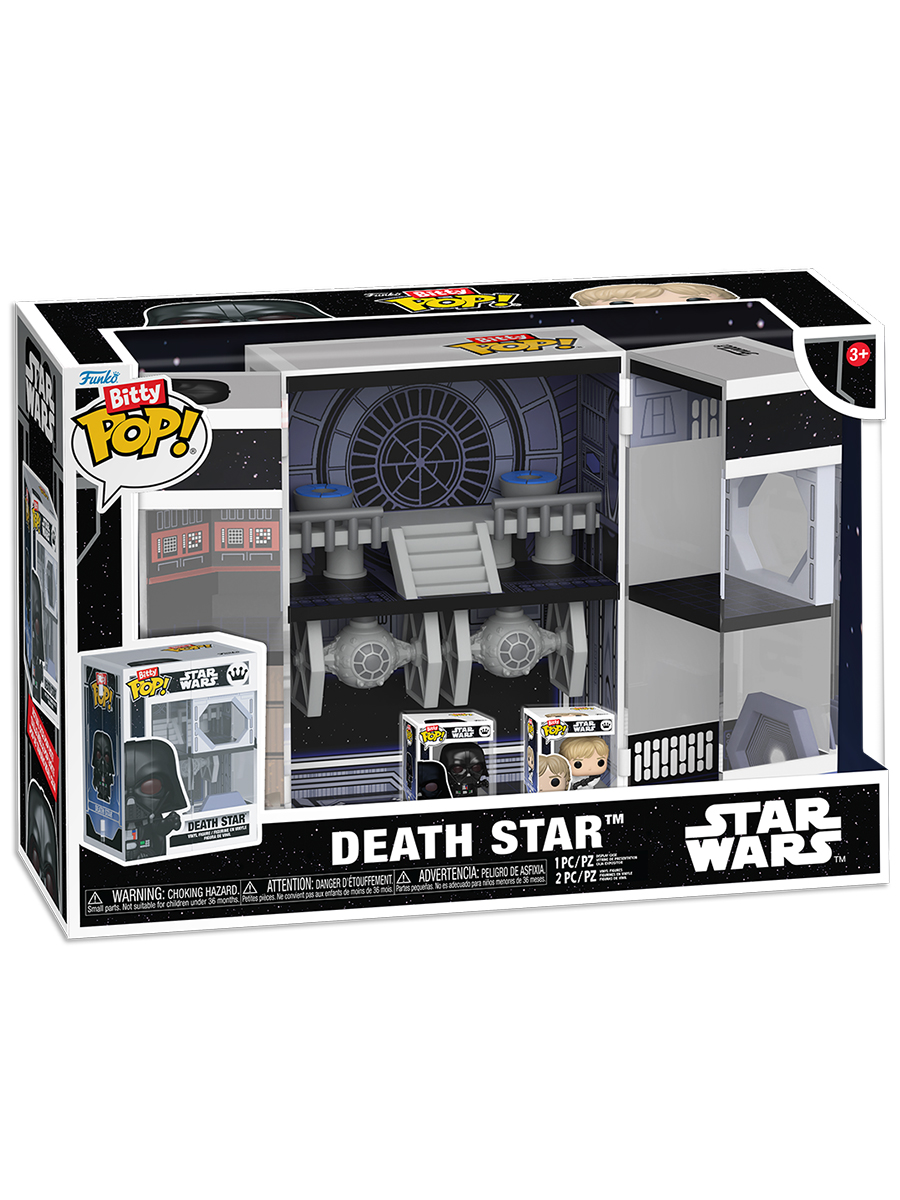картинка Набор Funko Bitty POP! Bitty Box Star Wars Death Star+Darth Vader+Luke Skywalker 93561 магазин Одежда+ являющийся официальным дистрибьютором в России 