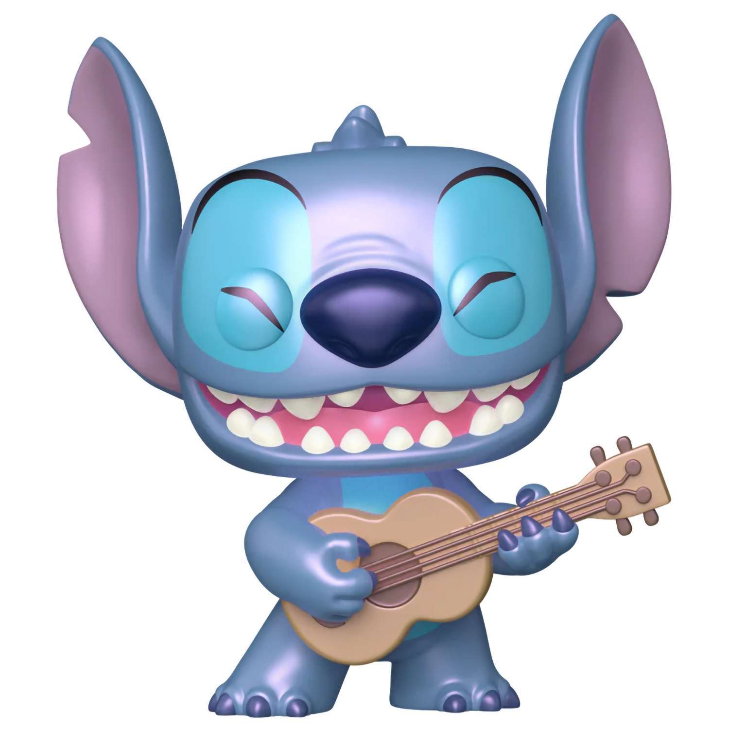 картинка Фигурка Funko POP! Disney Lilo & Stitch Stitch w/Ukulele (PRL) (Exc) (1044) 82880 магазин Одежда+ являющийся официальным дистрибьютором в России 