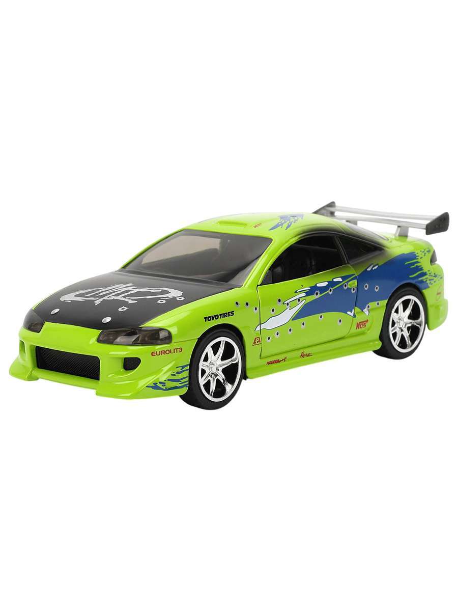 картинка Модель Машинки Форсаж 1:32 FF 1995 Mitsubishi Eclipse New ver. 36356 магазин Одежда+ являющийся официальным дистрибьютором в России 
