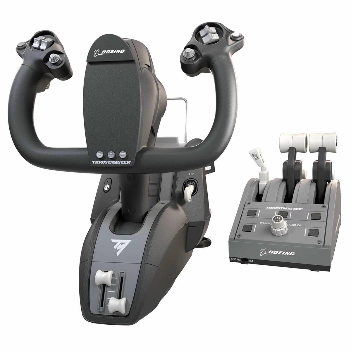 картинка Набор Thrustmaster TCA YOKE PACK BOEING EDITION, Xbox Series X, Xbox Series S, PC  магазин Одежда+ являющийся официальным дистрибьютором в России 