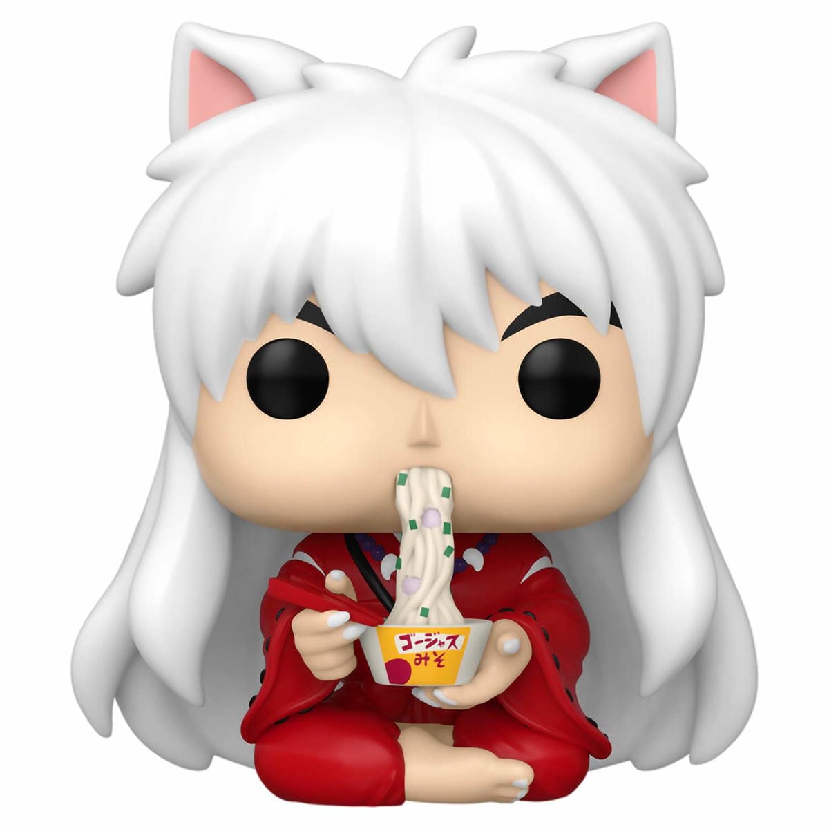 картинка Фигурка Funko POP! Animation InuYasha InuYasha Eating Noodles (1590) 75610 магазин Одежда+ являющийся официальным дистрибьютором в России 
