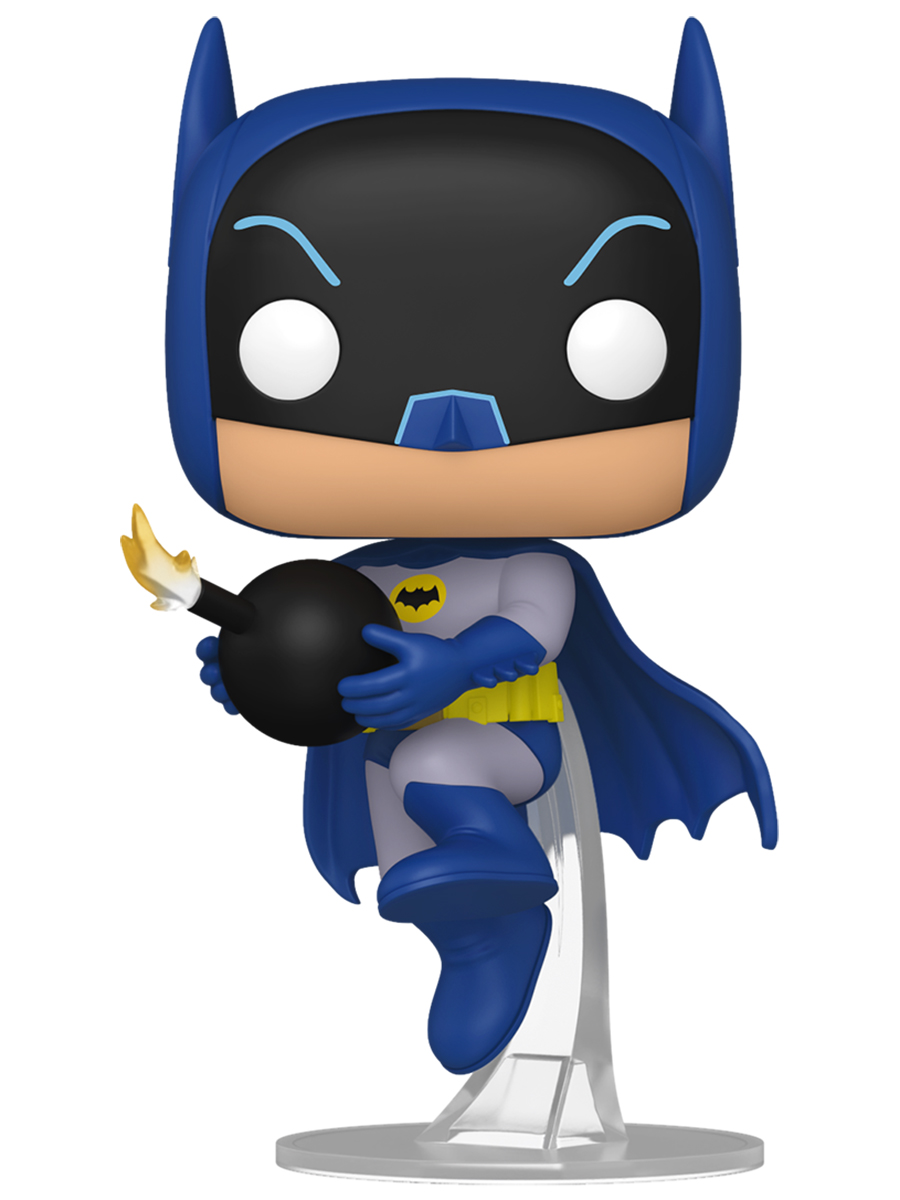 картинка Фигурка Funko POP! Heroes Batman Classic TV Series 66 Batman w/Bomb (624) 92469 магазин Одежда+ являющийся официальным дистрибьютором в России 