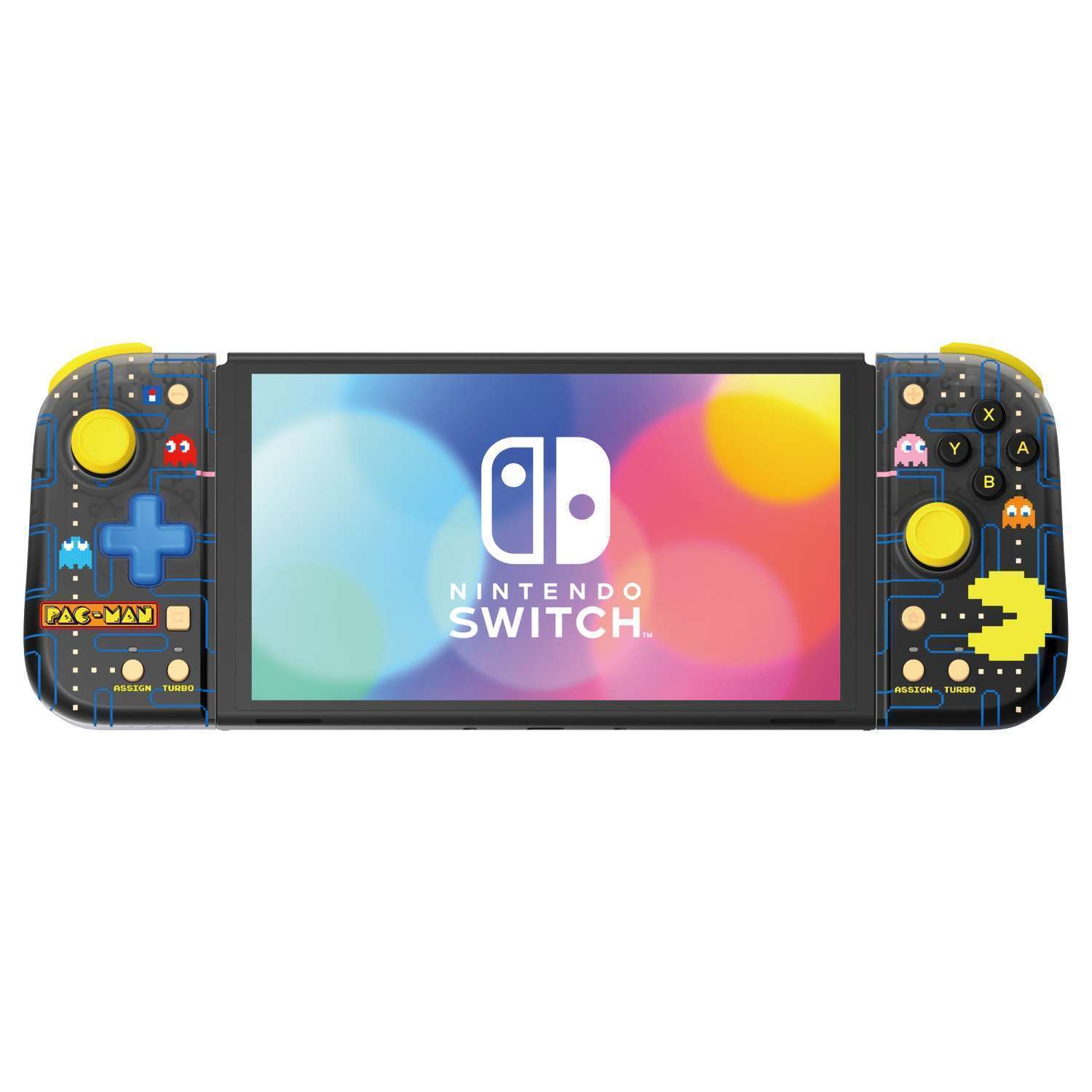 картинка Nintendo Switch Контроллеры Hori Split Pad Compact (PAC-MAN) для консоли Switch (NSW-417U) магазин Одежда+ являющийся официальным дистрибьютором в России 