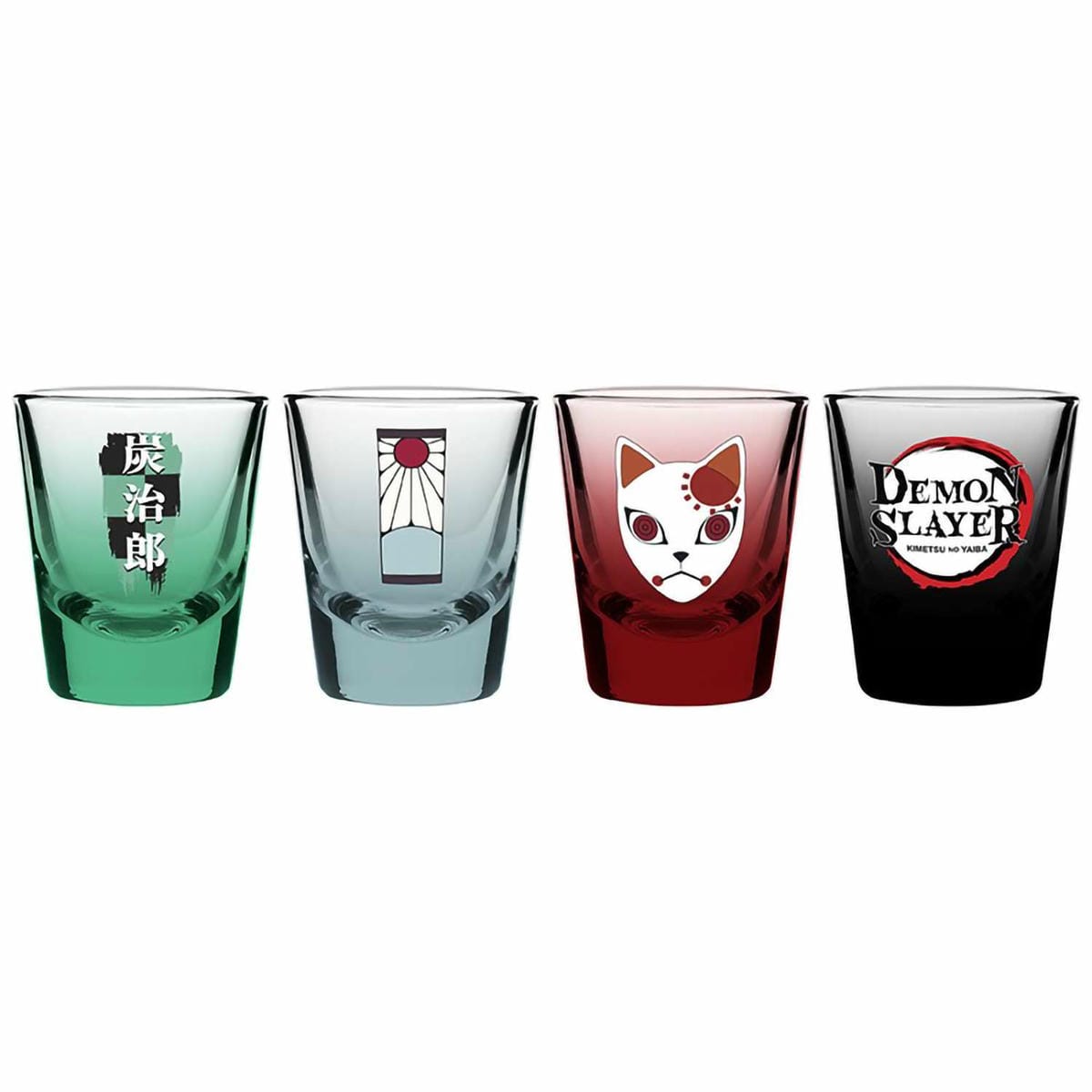 картинка Набор рюмок Клинок рассекающий демонов Shot Glass Symbols x2 ABYVER193 магазин Одежда+ являющийся официальным дистрибьютором в России 
