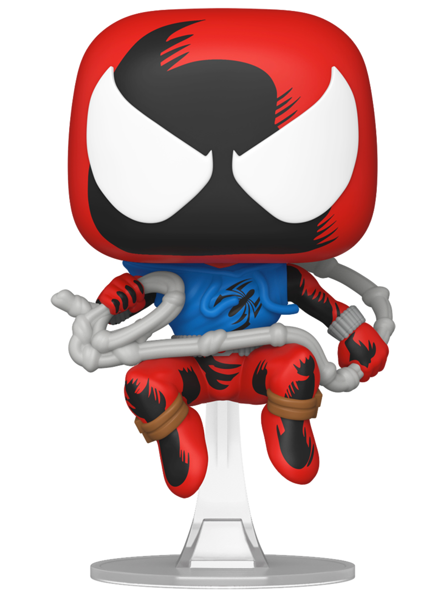 картинка Фигурка Funko POP! Marvel Spider-Man Scarlet Spider (Exc) (1585) 91961 магазин Одежда+ являющийся официальным дистрибьютором в России 