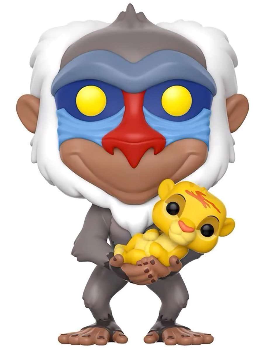 картинка Фигурка Funko POP! Disney The Lion King Rafiki w/ Baby Simba (301) 20095 магазин Одежда+ являющийся официальным дистрибьютором в России 