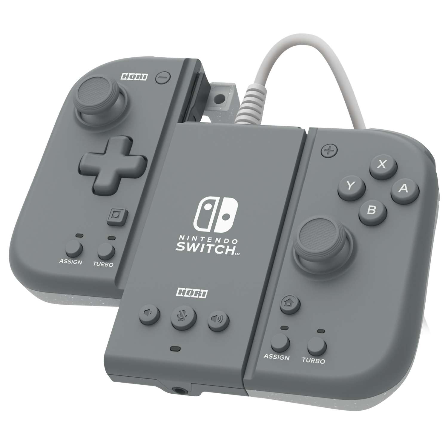 картинка Nintendo Switch Контроллеры Hori Split Pad Pro Attachment (Slate Grey) для консоли Switch (NSW-426U) магазин Одежда+ являющийся официальным дистрибьютором в России 