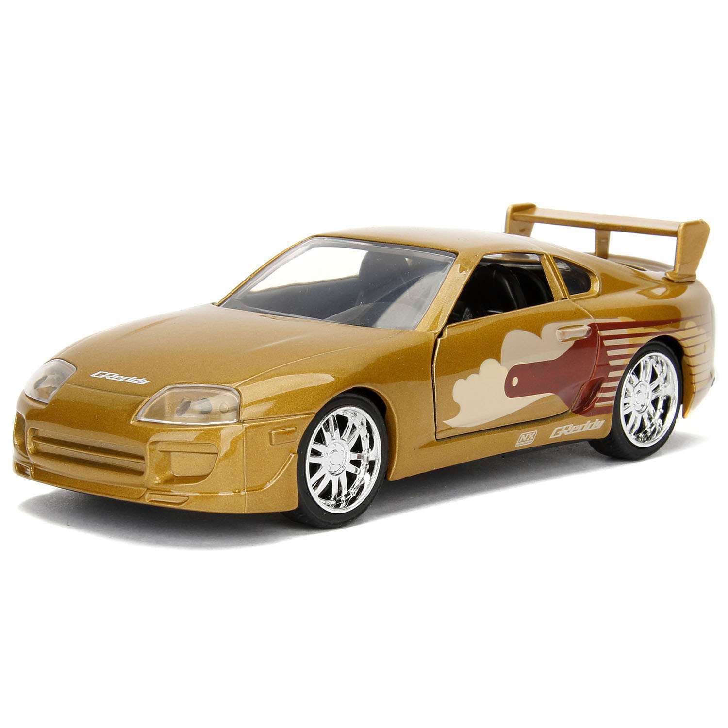 картинка Модель Машинки Форсаж 1:32 FF 1995 Toyota Supra - Gold 99542 магазин Одежда+ являющийся официальным дистрибьютором в России 