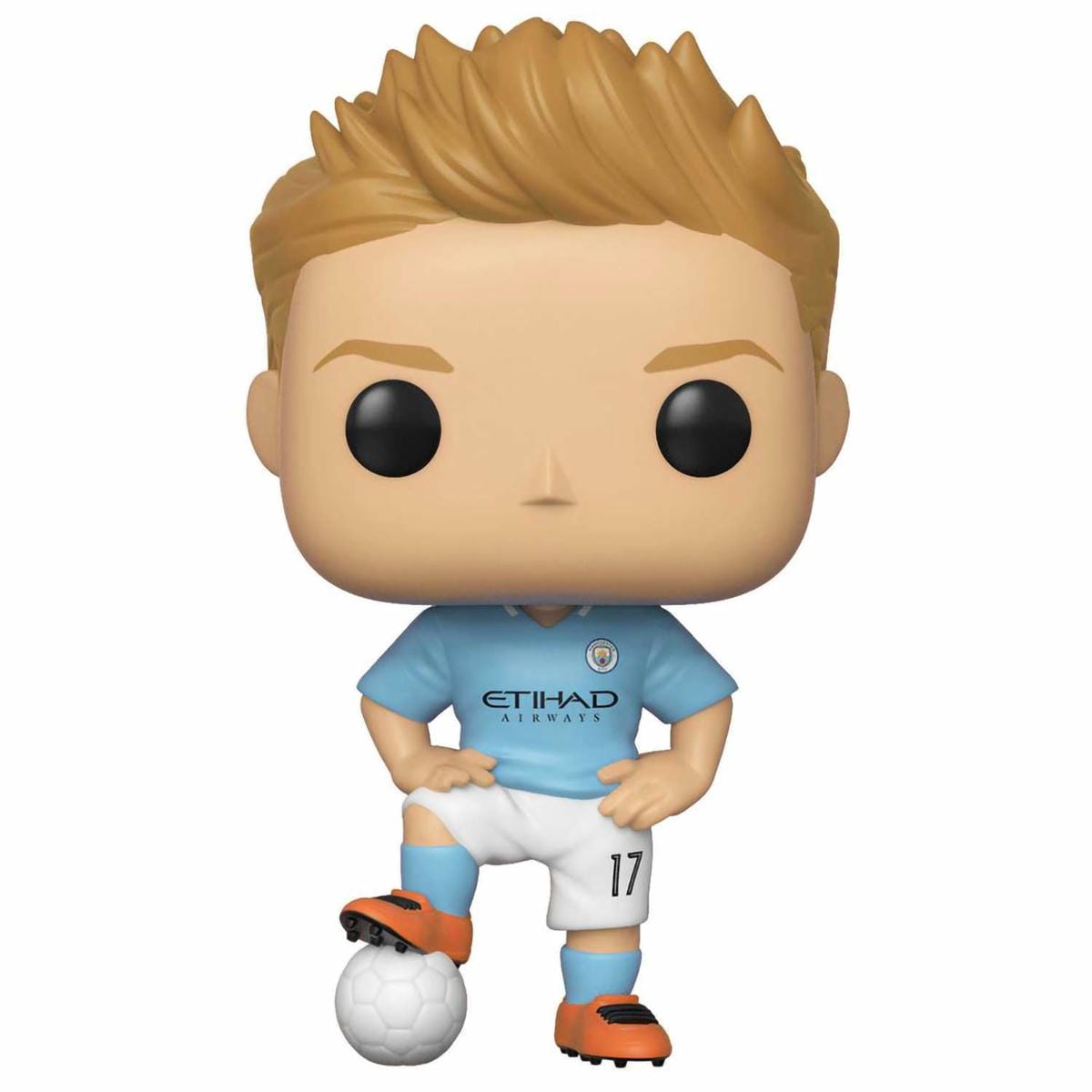 картинка Фигурка Funko POP! Football Manchester City Kevin De Bruyne (14) 29214 магазин Одежда+ являющийся официальным дистрибьютором в России 