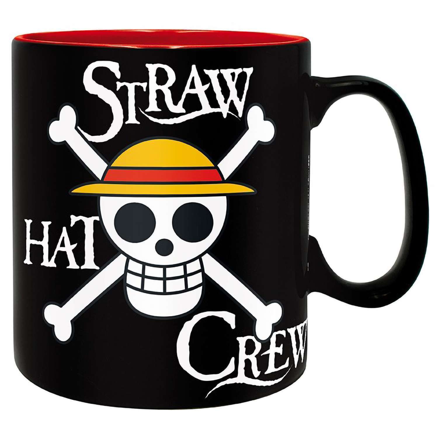 картинка Кружка керамическая ONE PIECE Luffy & Skull 460 мл ABYMUGA451 магазин Одежда+ являющийся официальным дистрибьютором в России 