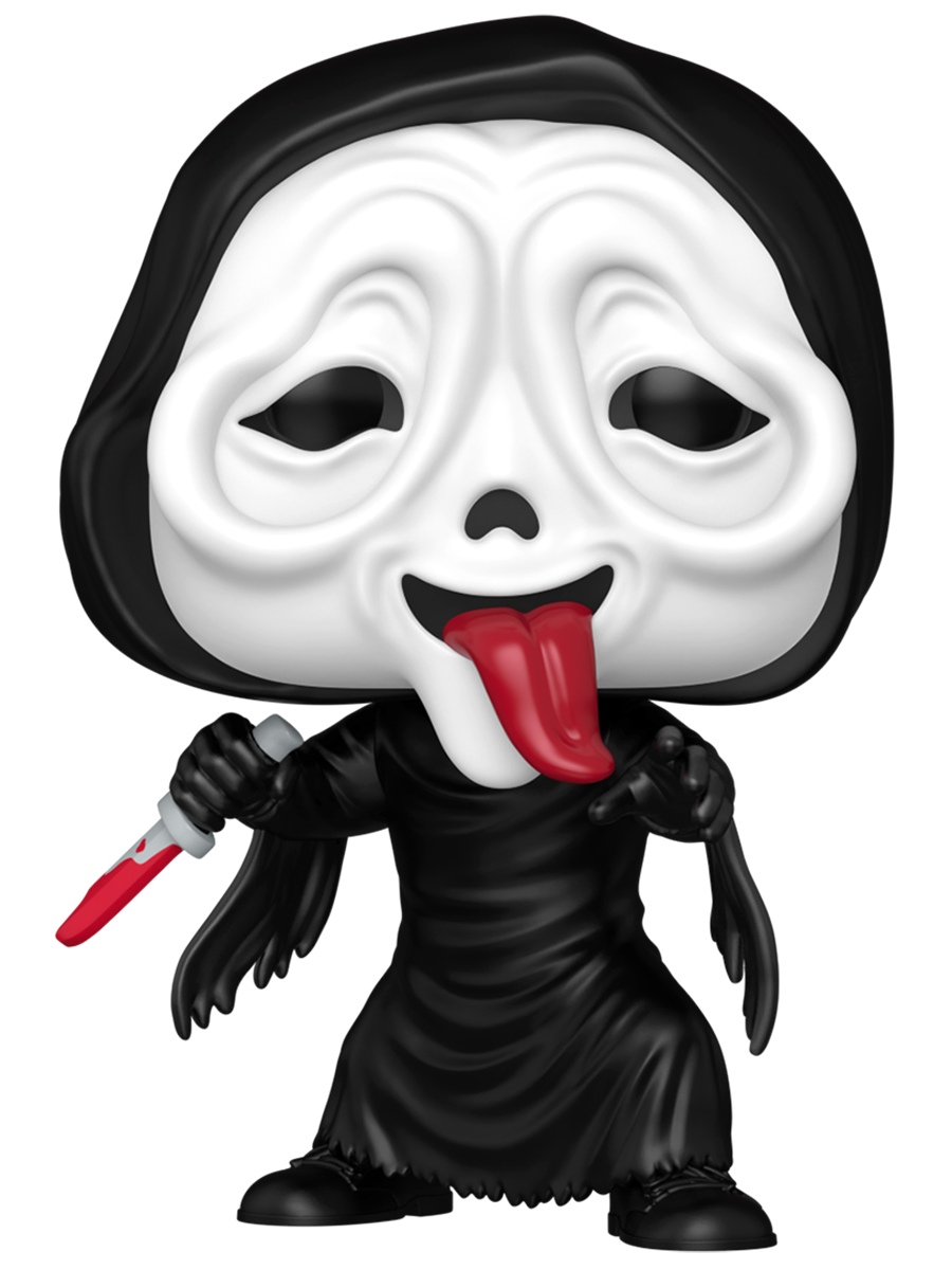 картинка Фигурка Funko POP! Movies Ghost Face Ghost Face Tongue In Cheek (2035) 90385 магазин Одежда+ являющийся официальным дистрибьютором в России 