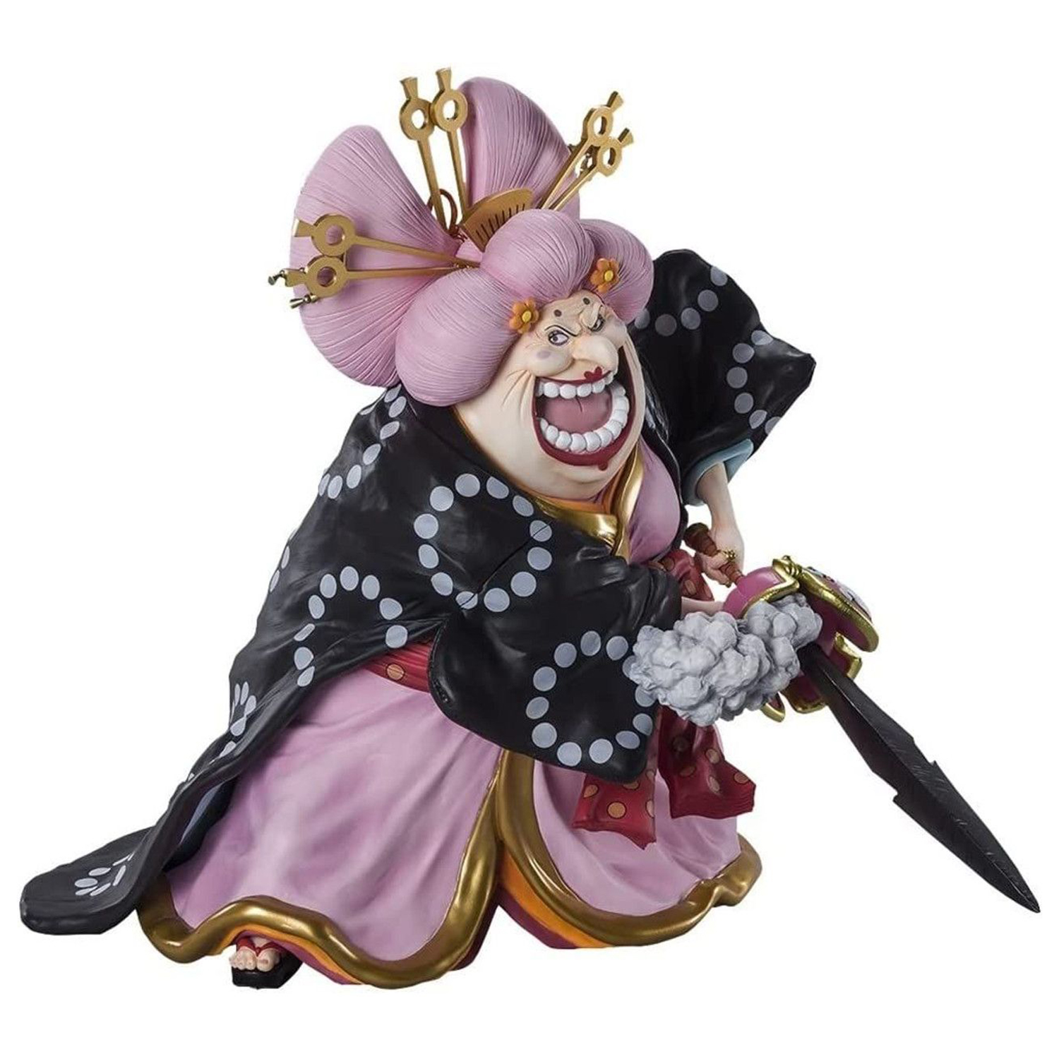 картинка Фигурка Figuarts One Piece Battle of Monster on Onigashia Charlotte Linlin Oiran Olin 4573102630001 магазин Одежда+ являющийся официальным дистрибьютором в России 