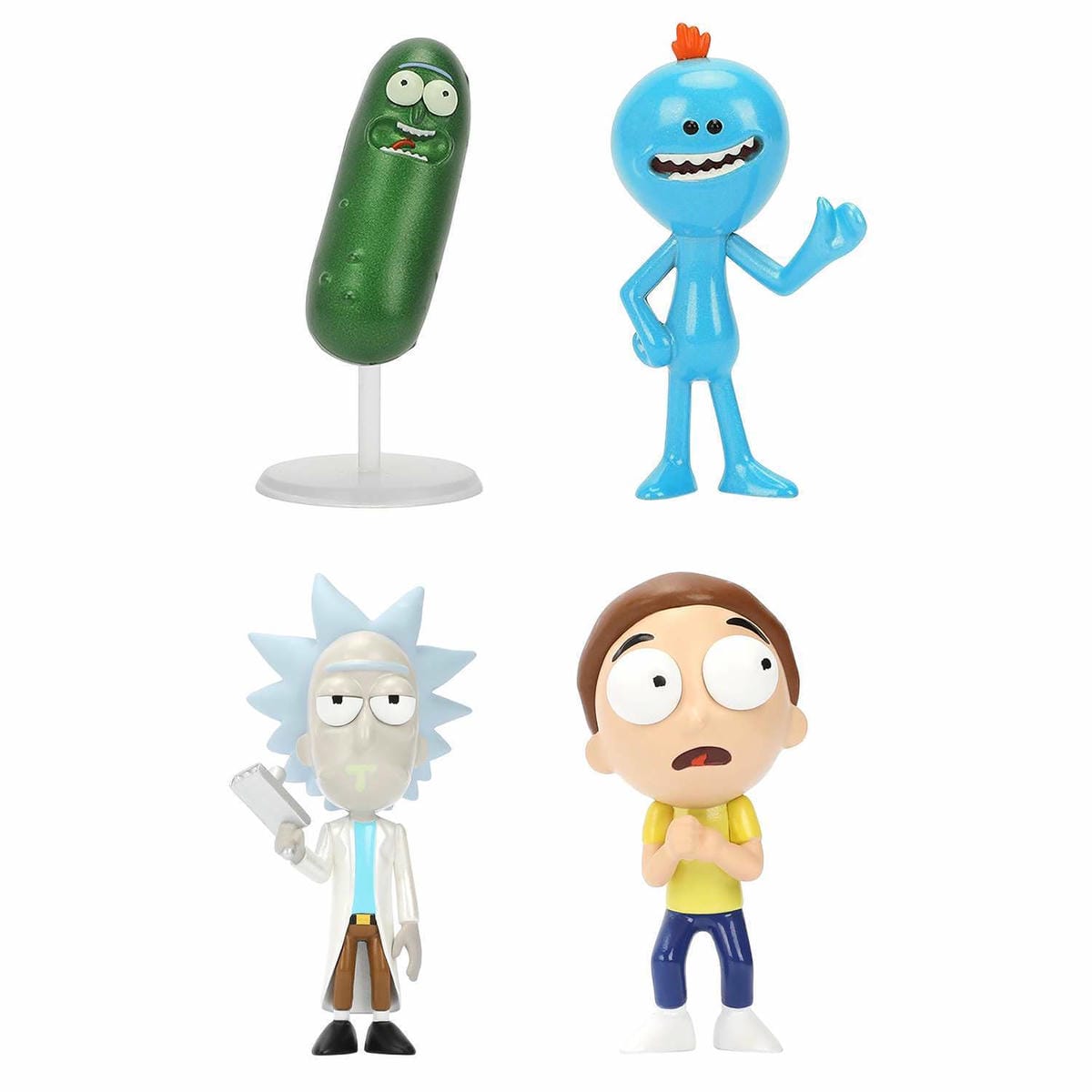 картинка Набор фигурок Рик и Морти Rick & Morty 2.5" 0801310852873 магазин Одежда+ являющийся официальным дистрибьютором в России 