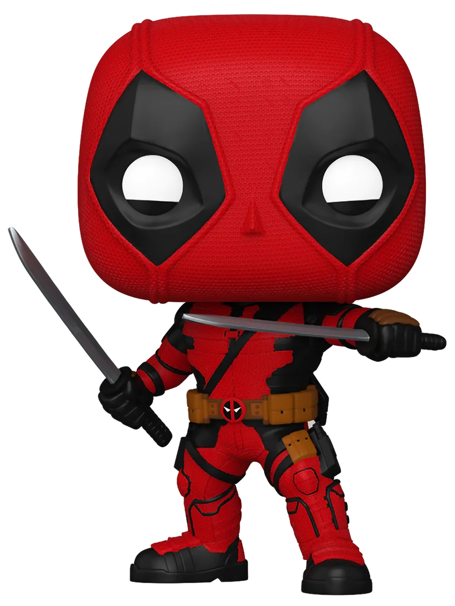 картинка Фигурка Funko POP! Bobble Marvel Deadpool 3 Deadpool (1362) 79766 магазин Одежда+ являющийся официальным дистрибьютором в России 