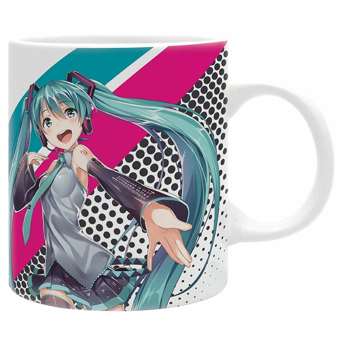 картинка Кружка Hatsune Miku Miku 320 мл ABYMUG926 магазин Одежда+ являющийся официальным дистрибьютором в России 