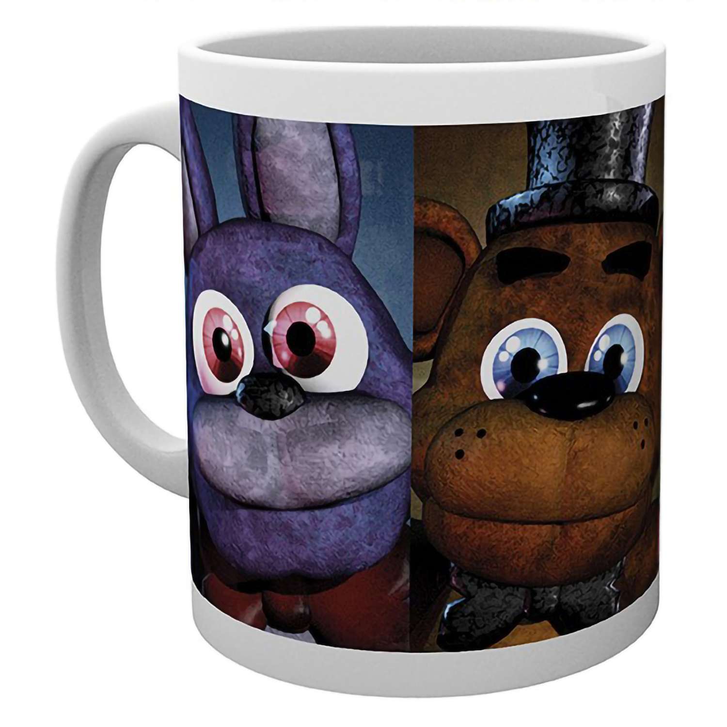 картинка Кружка ABYstyle Gb Eye Five Nights at Freddy's Пять ночей у Фредди Mug 320 ml Faces subli box x2 MG1532 магазин Одежда+ являющийся официальным дистрибьютором в России 