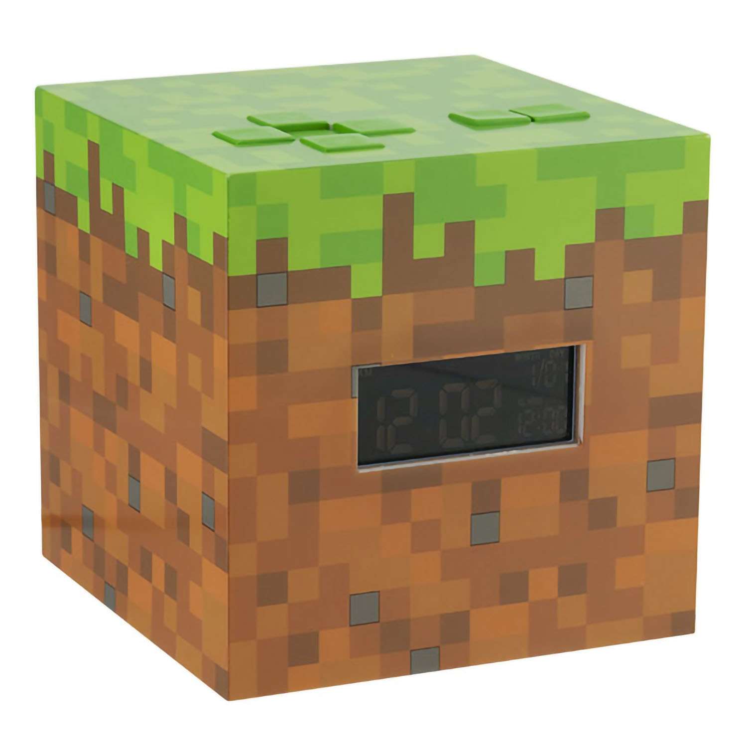 картинка Будильник Minecraft Alarm Clock PP6733MCF магазин Одежда+ являющийся официальным дистрибьютором в России 