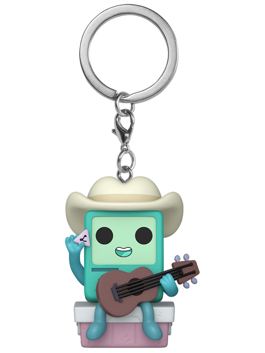 картинка Брелок Funko Pocket POP! TV Adventure Time Cowboy BMO w/Guitar 92109 магазин Одежда+ являющийся официальным дистрибьютором в России 